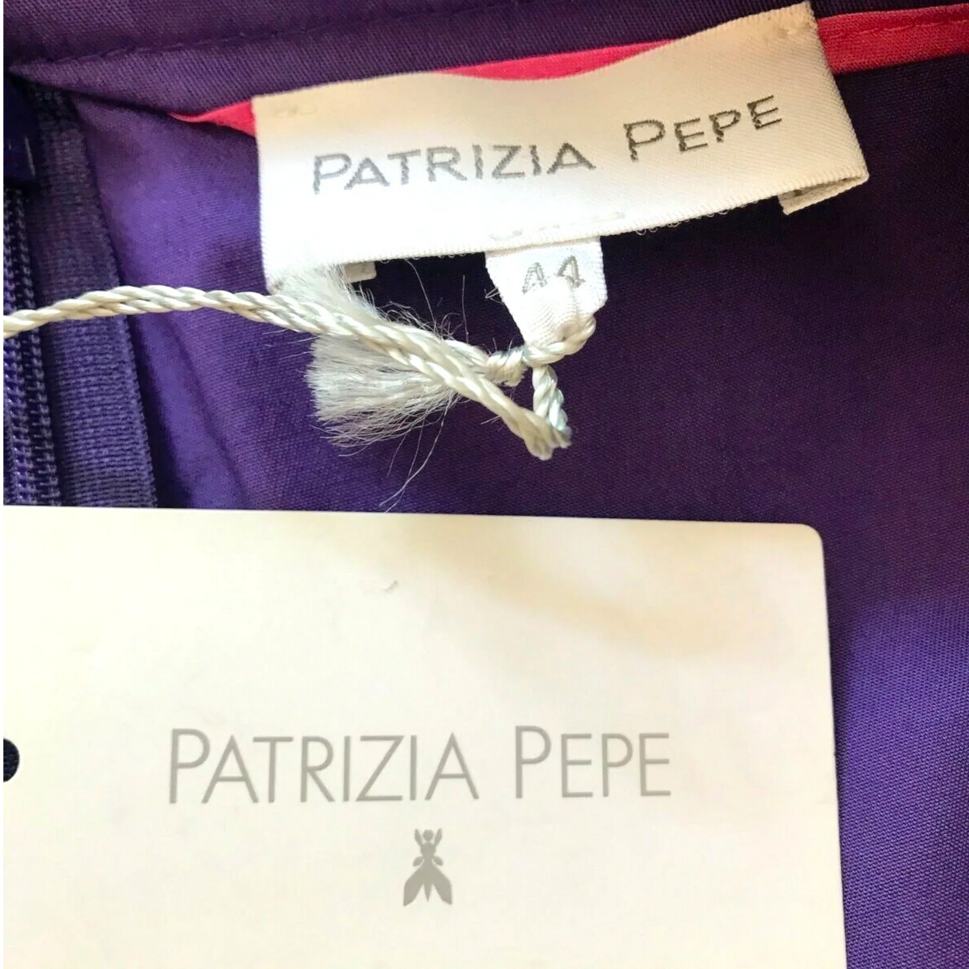 Patrizia Pepe Purple Cotton Stretch Mini Skirt UK 12 US 8 EU 40 - Timelessfashions