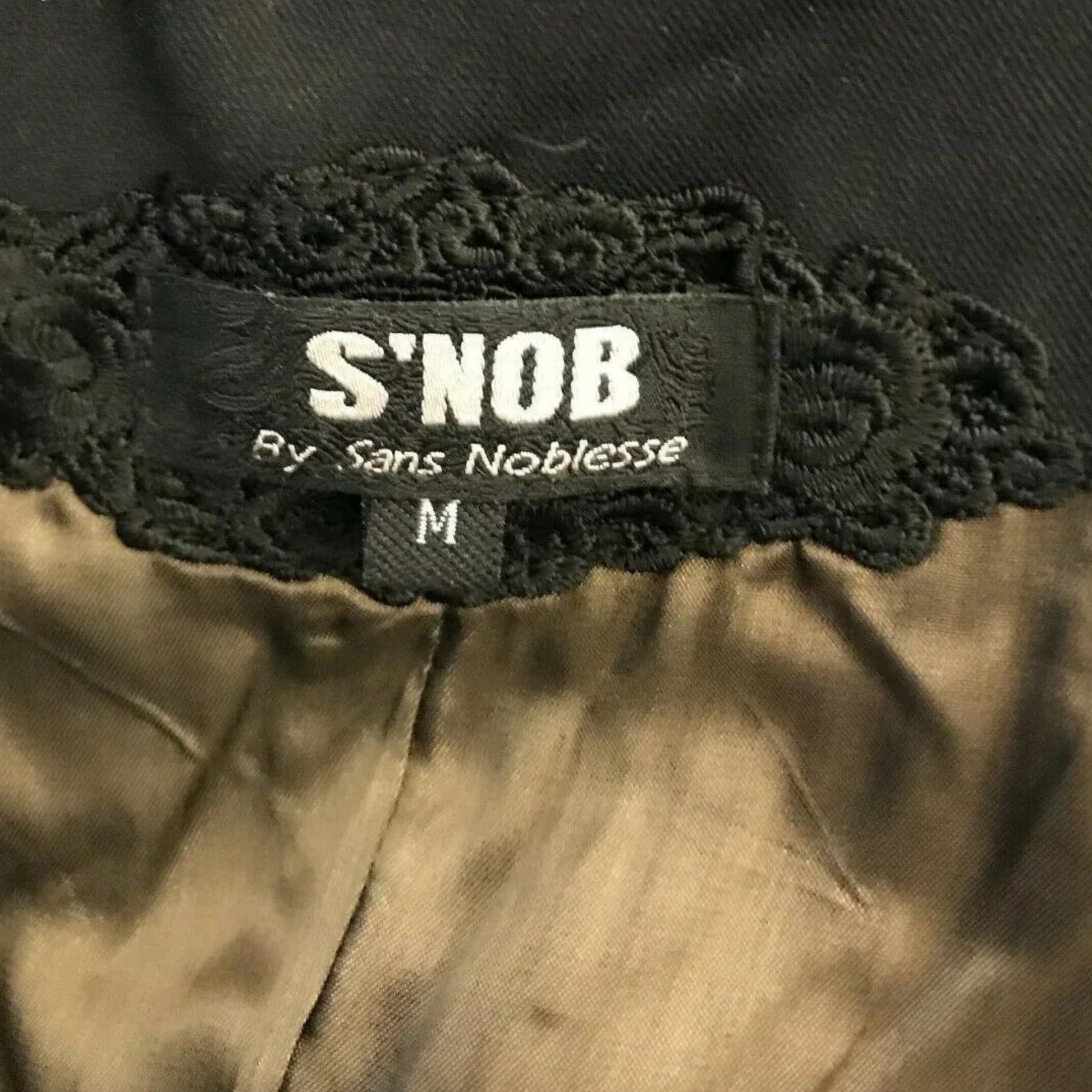 S'NOB by Sans Noblesse Black Blazer Jacket Size M UK 10 US 6 EU 38 - Timelessfashions