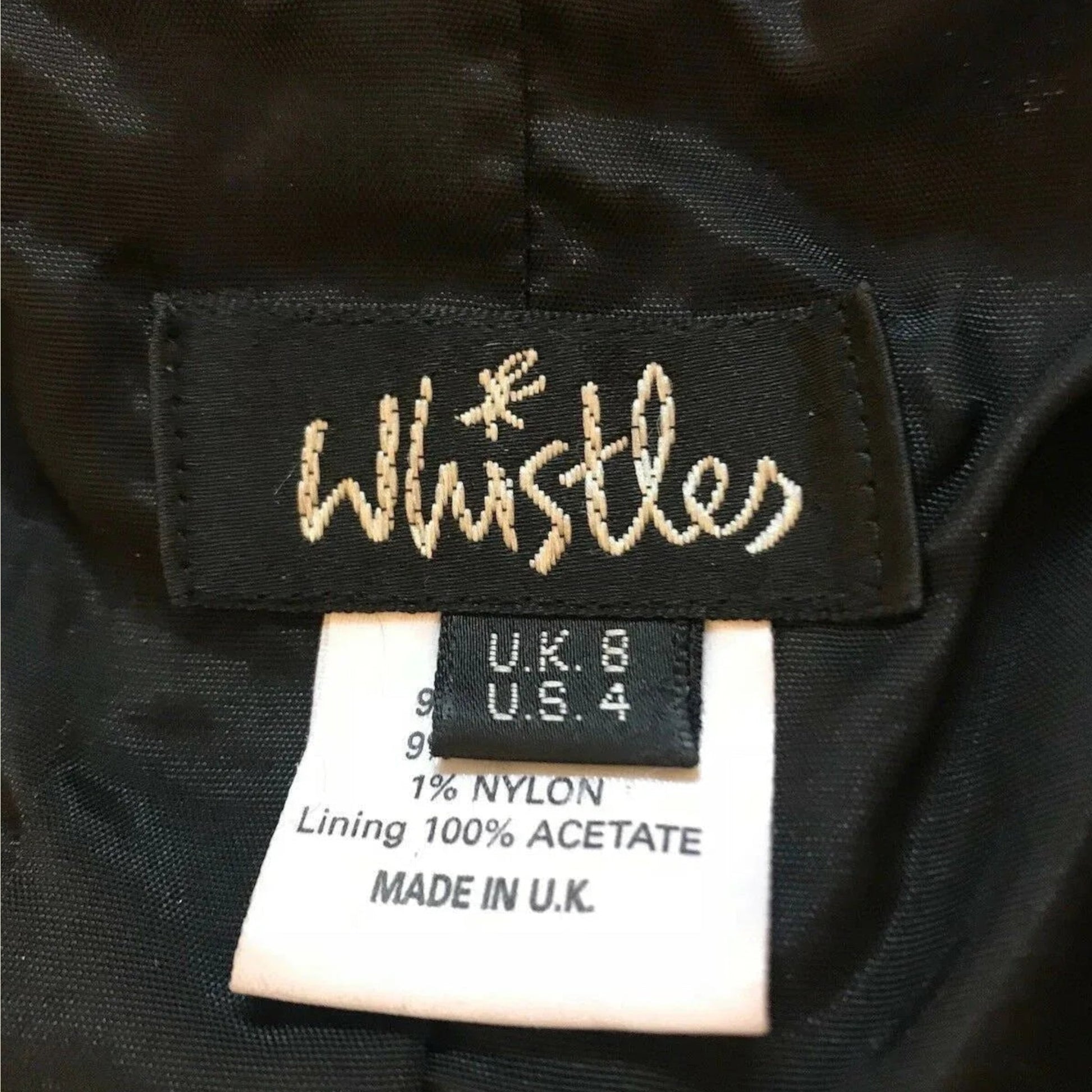 Whistles Black Lace Pencil Dress UK 8 US 4 EU 36 - Timelessfashions