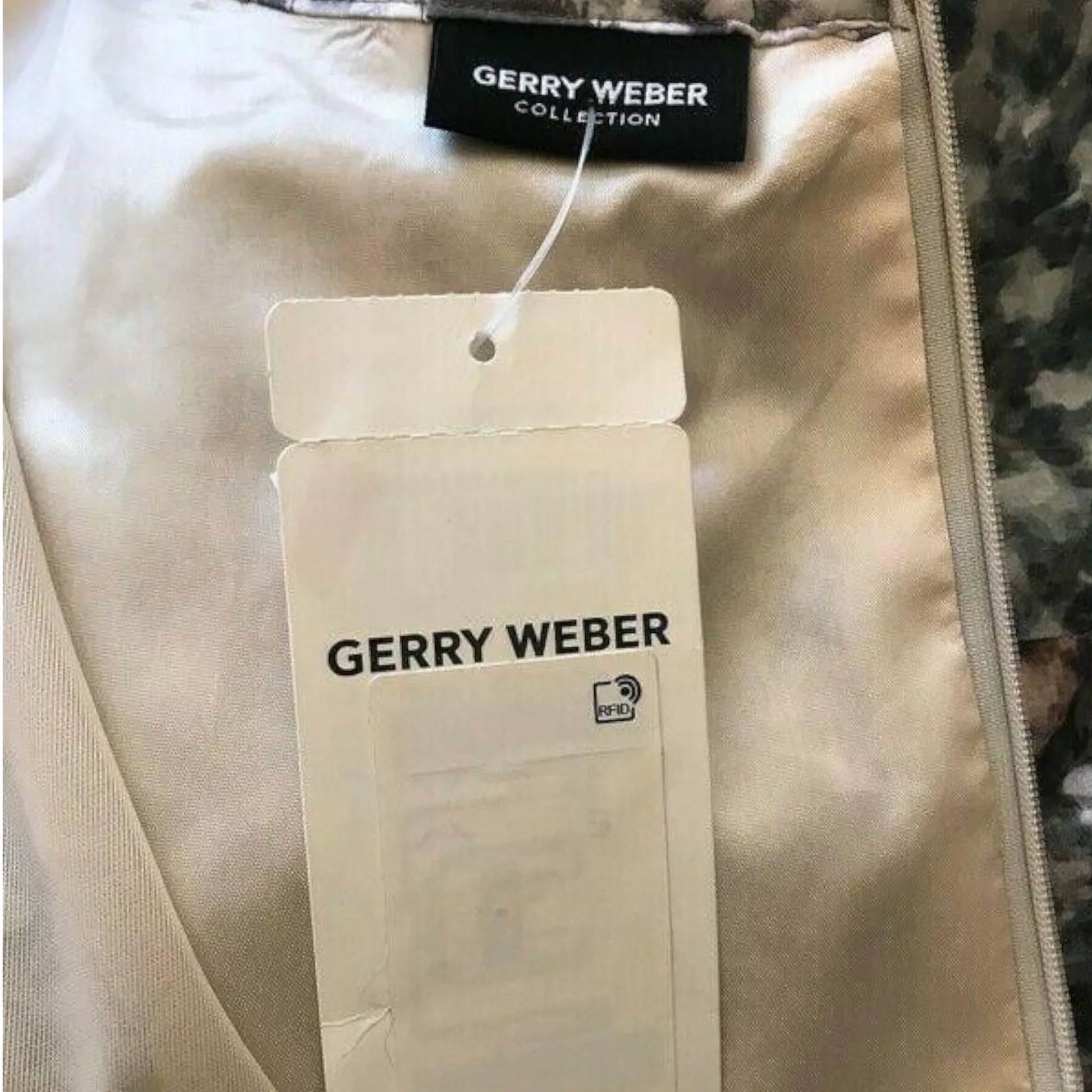 Gerry Weber Women's Kleider Lemon Twist Beige Dress UK 14 US 10 EU 43 - Timelessfashions