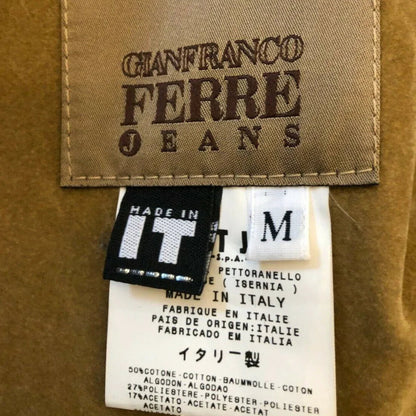 Gianfranco Ferre Womens Vintage Blue Denim Pea Coat UK 16 US 12 EU 44 IT 48 - Timelessfashions