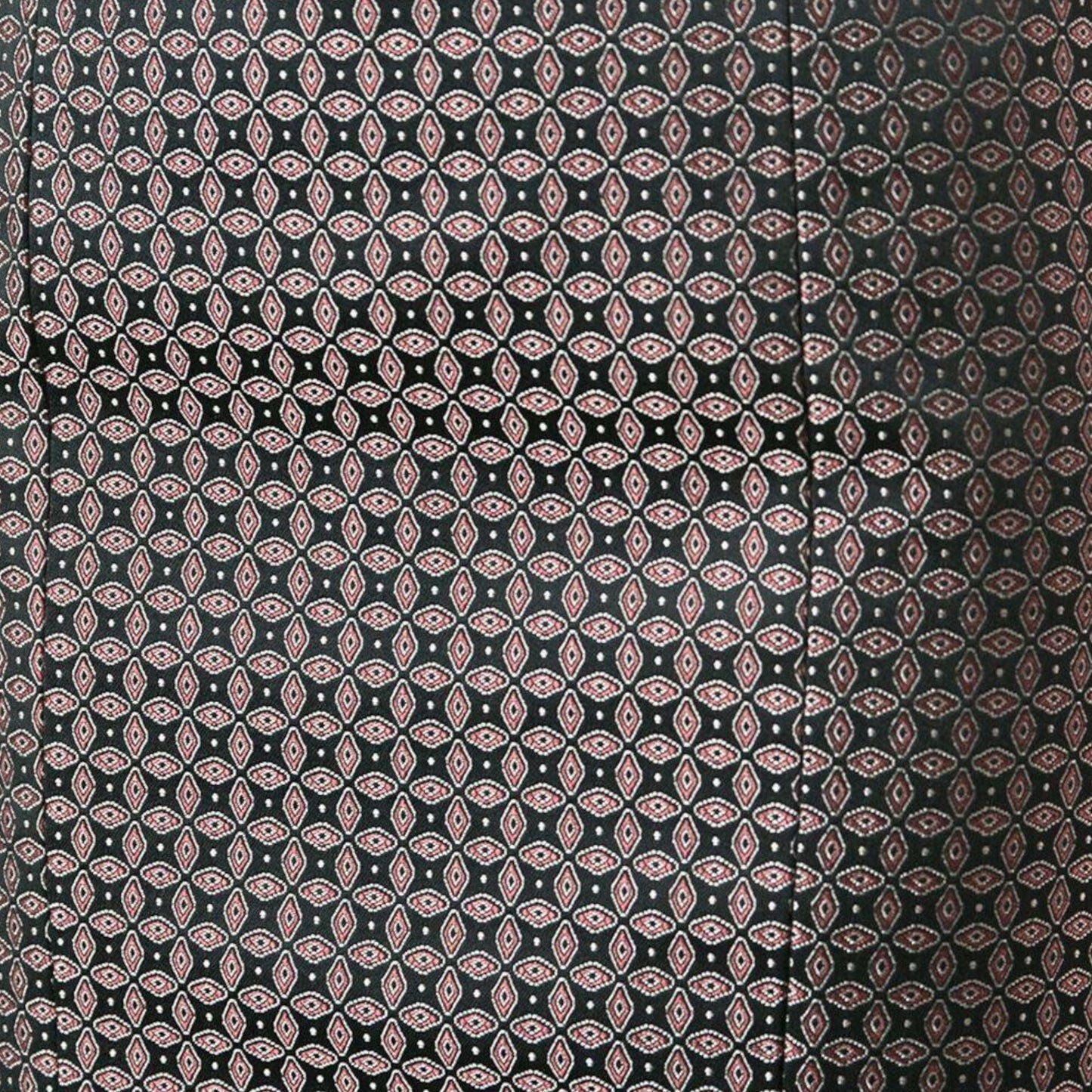 JOSEPH Cravat Jacquard Black Burgundy Pencil Skirt UK 10 US 6 EU 38 - Timelessfashions