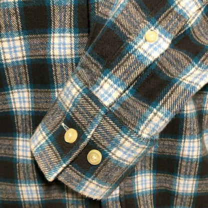 Jack Wills Men's Blue, White, Grey Brushed Cotton Long Sleeve Shirt Size XS - Timelessfashions
