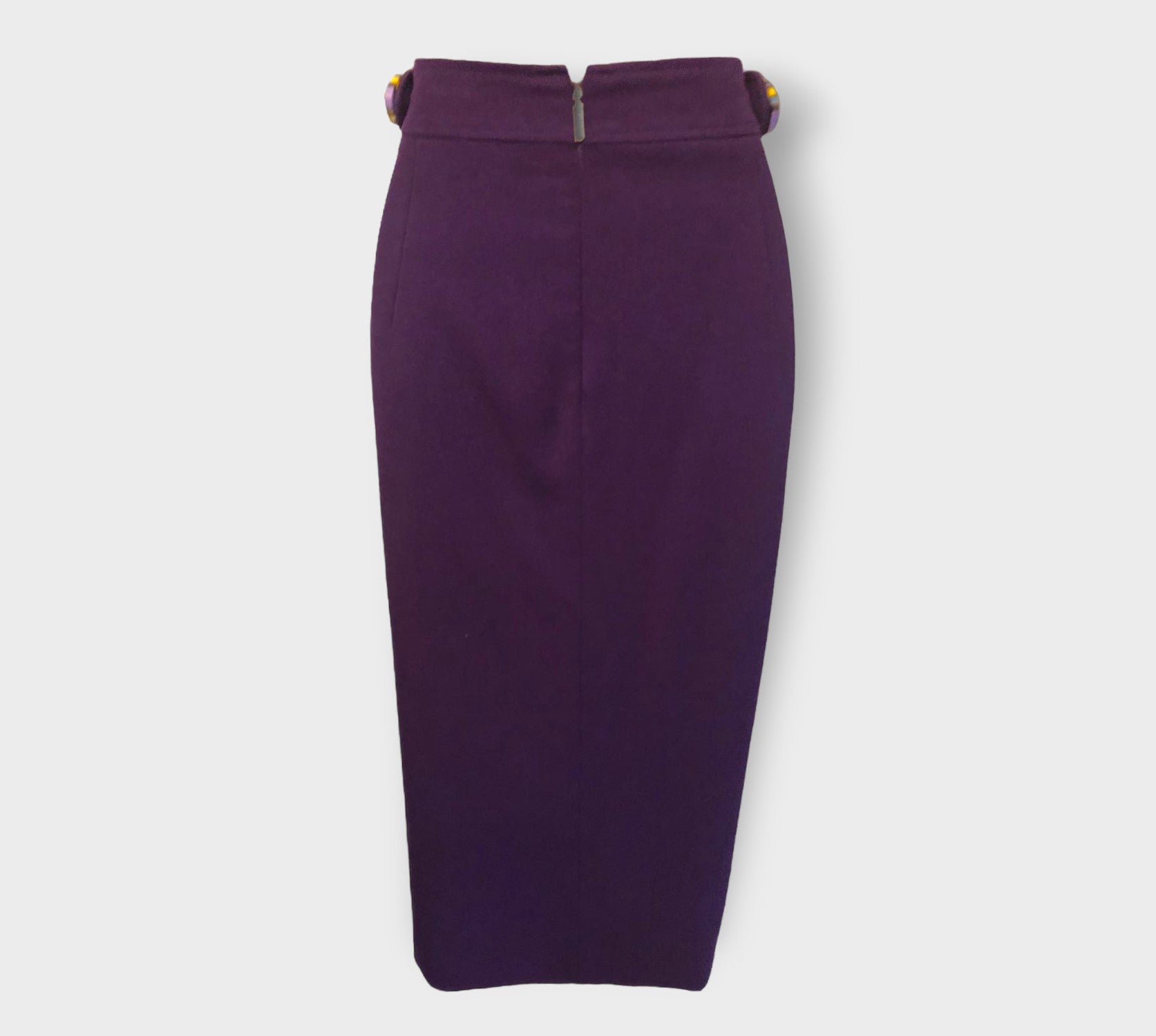 Versace Jeans Women's Purple Midi Pencil Skirt UK 12 US 8 EU 40 IT 44 Timeless Fashions