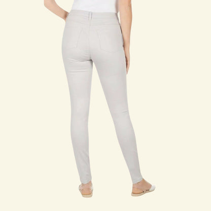 FDJ French Dressing Jeans Pale Grey Olivia Slim Leg UK 8 US 4 EU 36 - Timelessfashions