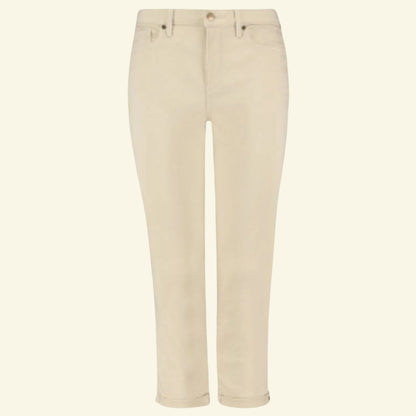 Pomodoro Sand Cotton Cropped Stretch Jeans UK 18 US 14 EU 46 - Timelessfashions