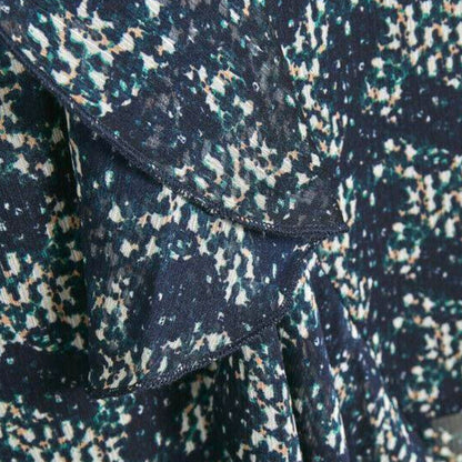 Karen By Simonson Havana Ruffle Skirt, Navy UK 16 US 12 EU 44 - Timelessfashions