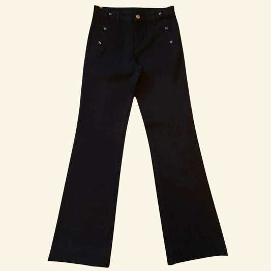 NFY Notify Indigo Blue Ladies Tall Bootcut Jeans UK 8 US 6 EU 36 IT 25 - Timelessfashions