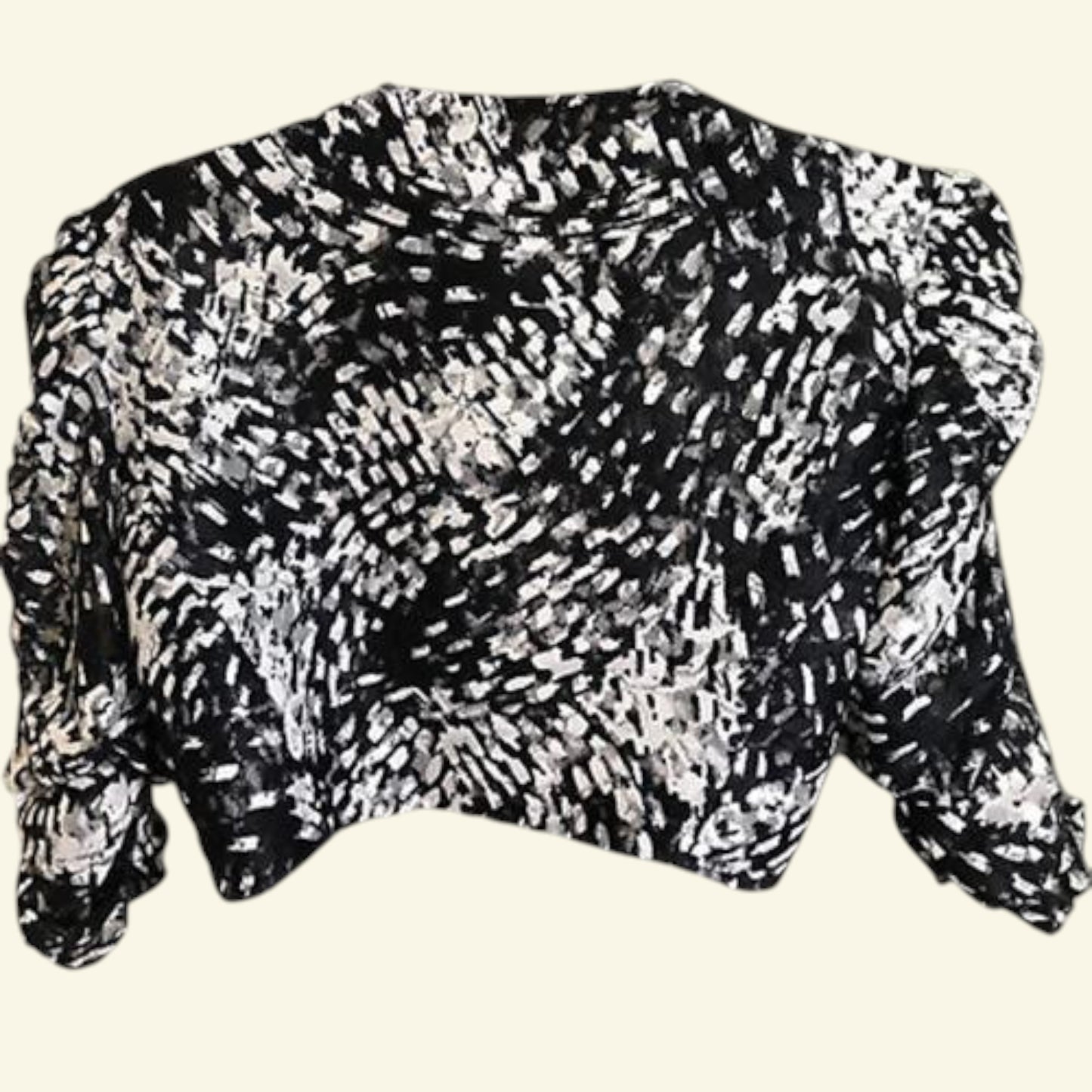Michaela Louisa Navy & White Ladies Cropped Jacket Bolero Shrug UK 10 US 6 EU 38 - Timelessfashions