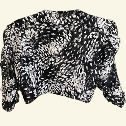 Michaela Louisa Navy & White Ladies Cropped Jacket Bolero Shrug UK 10 US 6 EU 38 - Timelessfashions