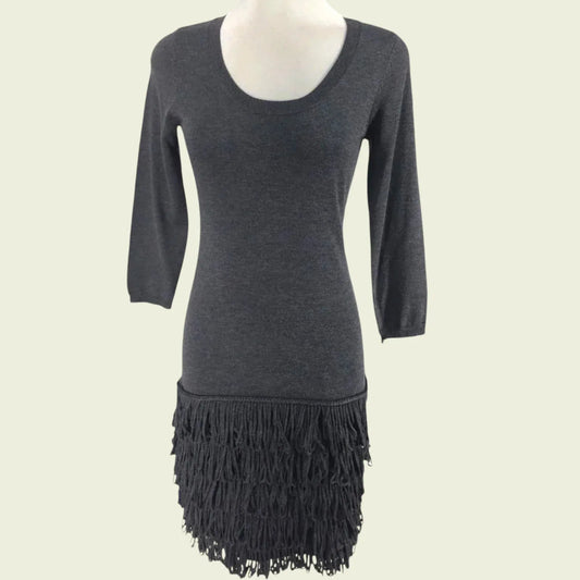 Calvin Klein Charcoal Grey Jumper Dress UK 16 US 12 EU 44 - Timelessfashions