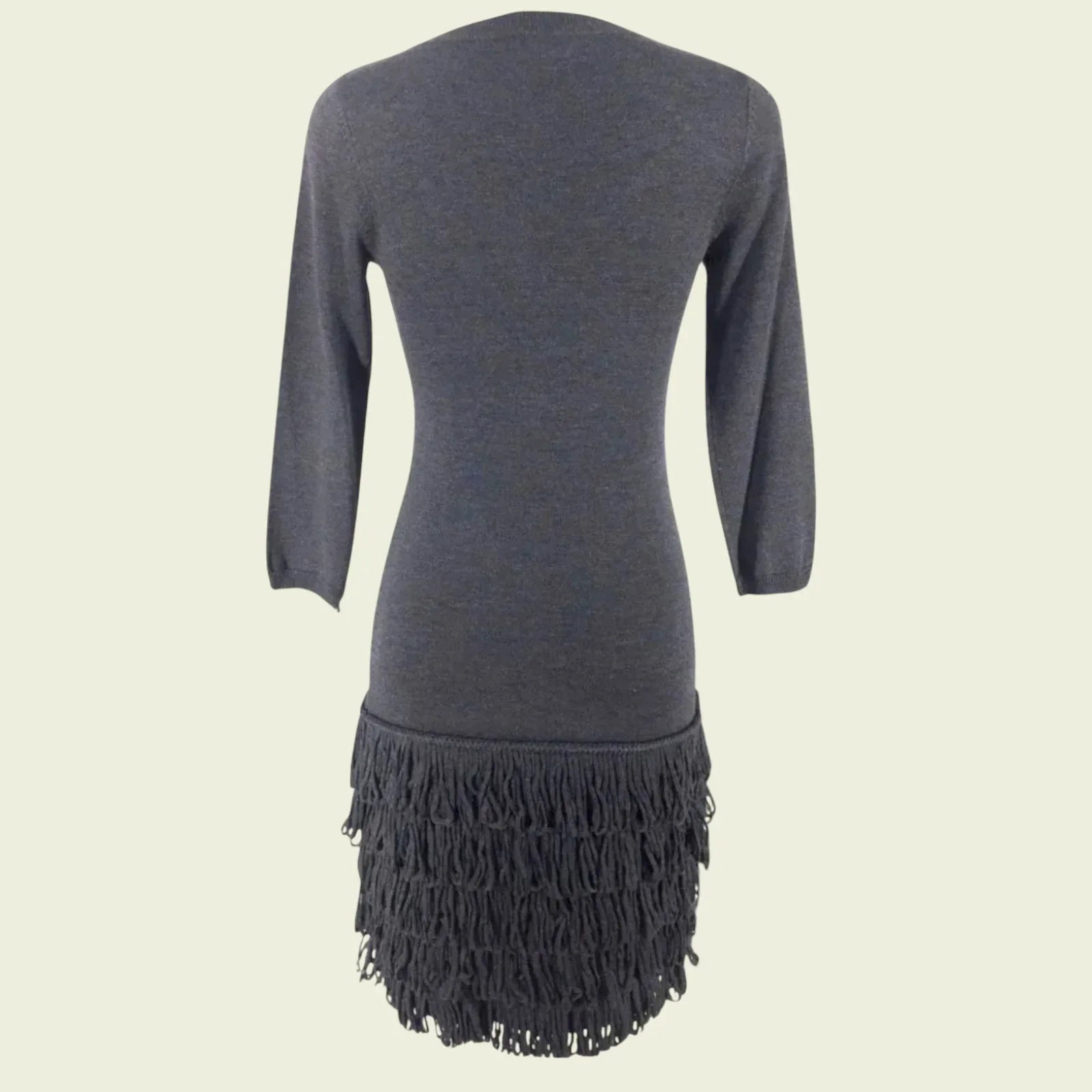 Calvin Klein Charcoal Grey Jumper Dress UK 16 US 12 EU 44 - Timelessfashions