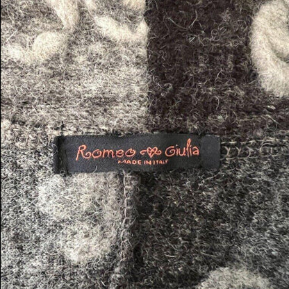 Romeo & Giulia Brown Ladies Lagenlook Style Wool Jacket Approx UK 12 US 8 EU 40 - Timelessfashions