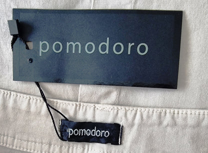 Pomodoro brand label on a piece of clothing