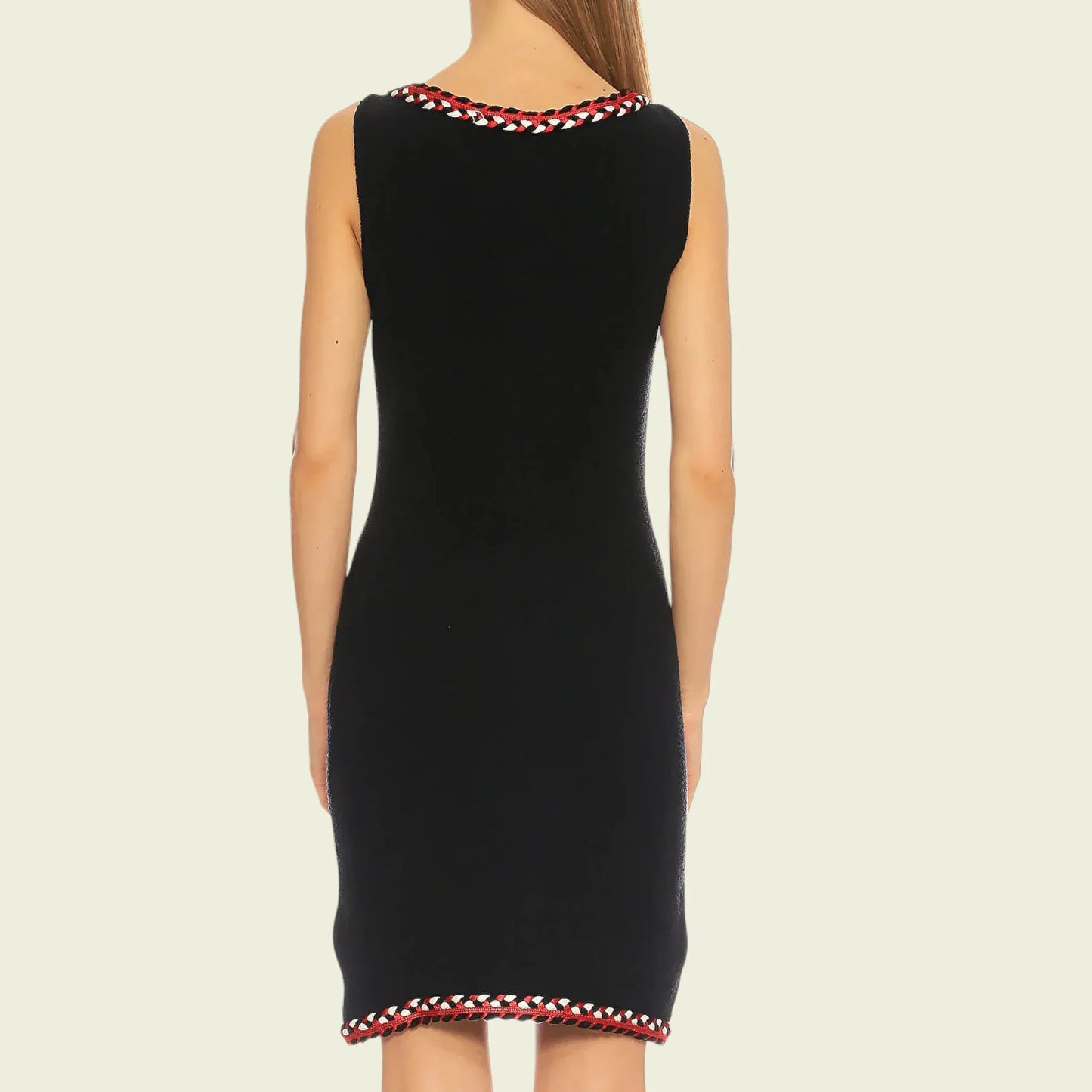 Boutique Moschino Black Pencil Dress UK 8 US 4 EU 36 IT 40 - Timelessfashions