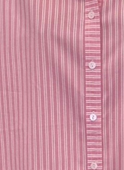 Caroline Charles Pink & White Candy Stripe Shirt UK 16 US 12 EU 44 IT 48 Timeless Fashions