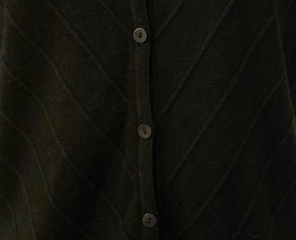 Caroline Charles Women’s Black Short Sleeve Cardigan UK 16 US 12 EU 44 Timeless Fashions