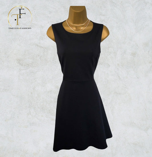 Cynthia Rowley Navy Blue Sleeveless Fit & Flare Dress UK 10 US 6 EU 38 Timeless Fashions