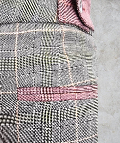 Diane von Furstenberg Womens Brown Plaid Wide Leg Trousers UK 10 US 6 EU 38 Timeless Fashions
