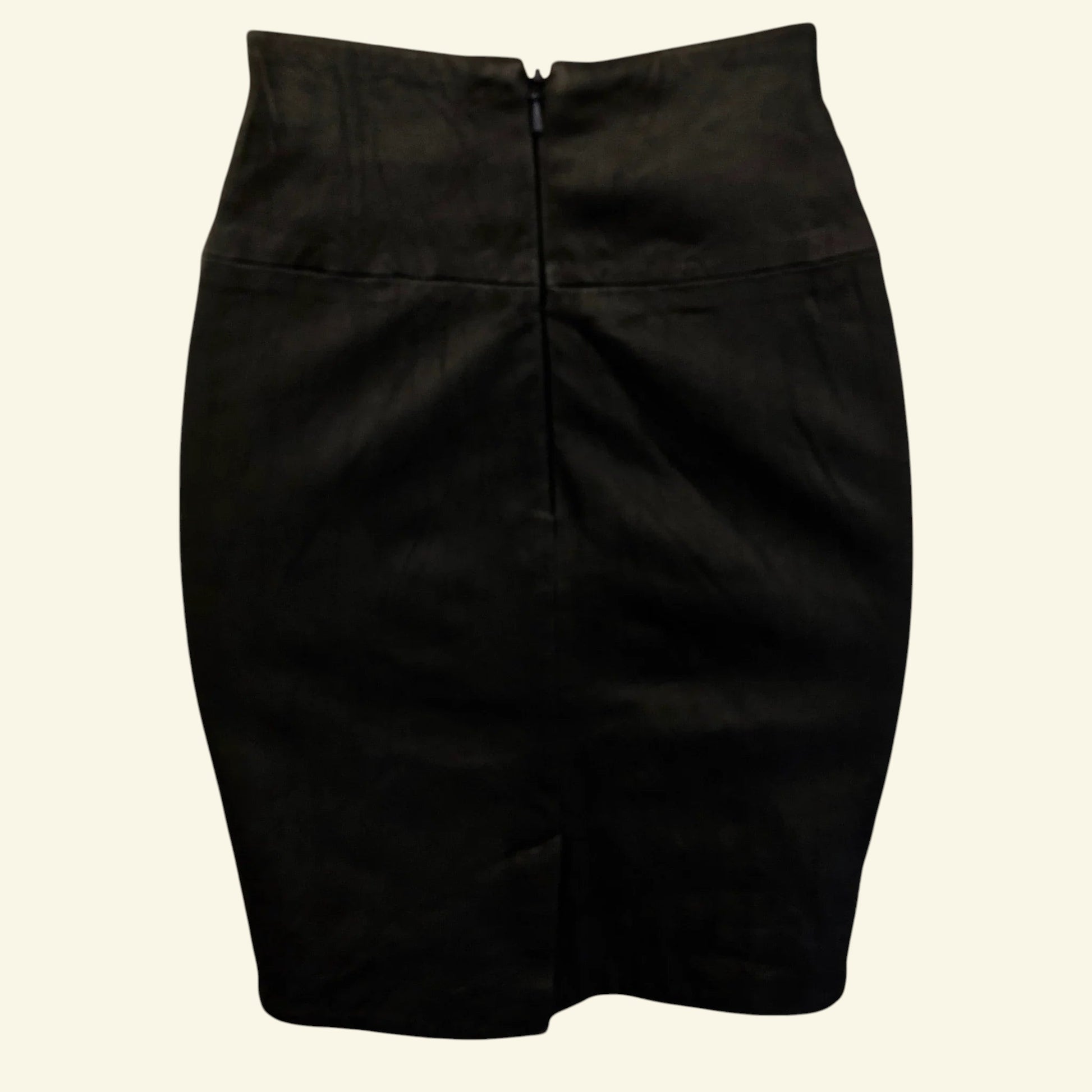 Eleven Paris Black Leather Mini Skirt UK 8 US 4 EU 36 - Timelessfashions