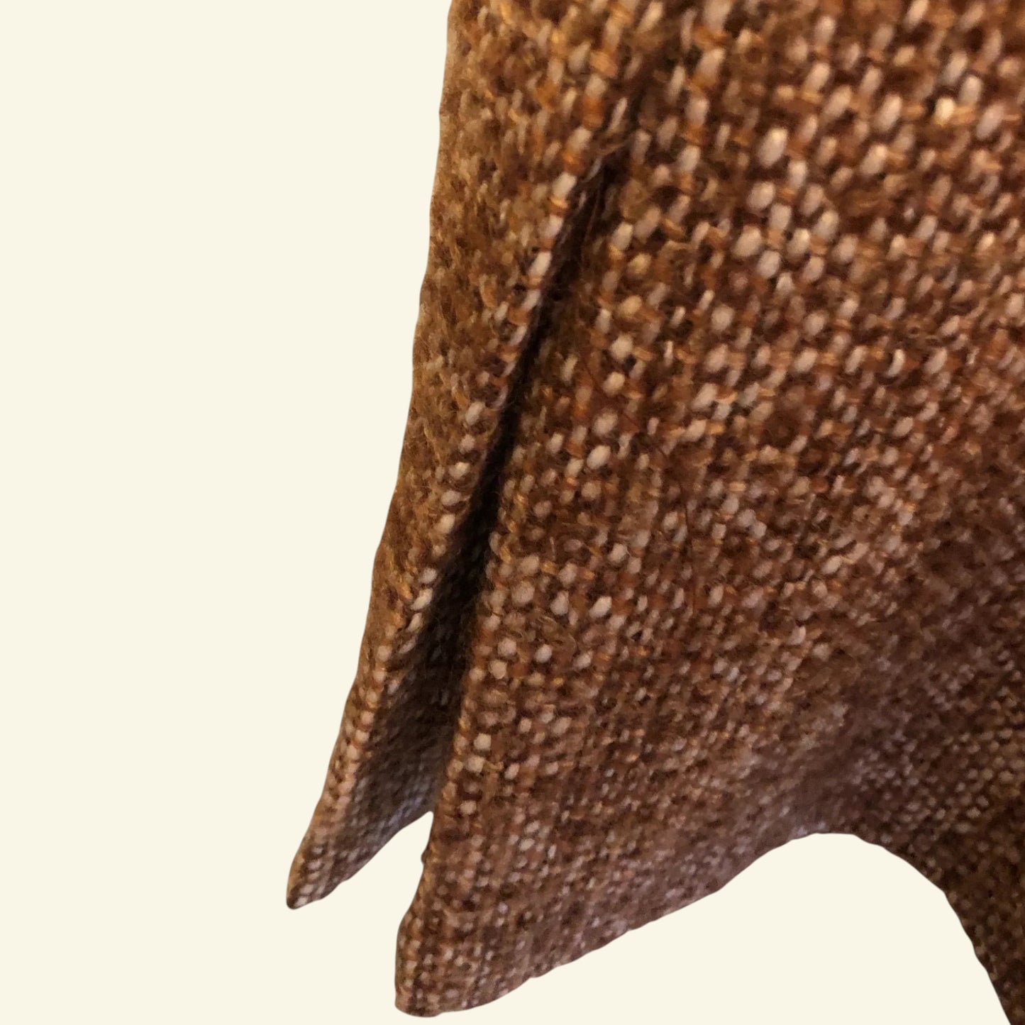 Hermes Govantes Rust Brown Tweed Pencil Skirt UK 10 US 6 EU 38 IT 42 - Timelessfashions
