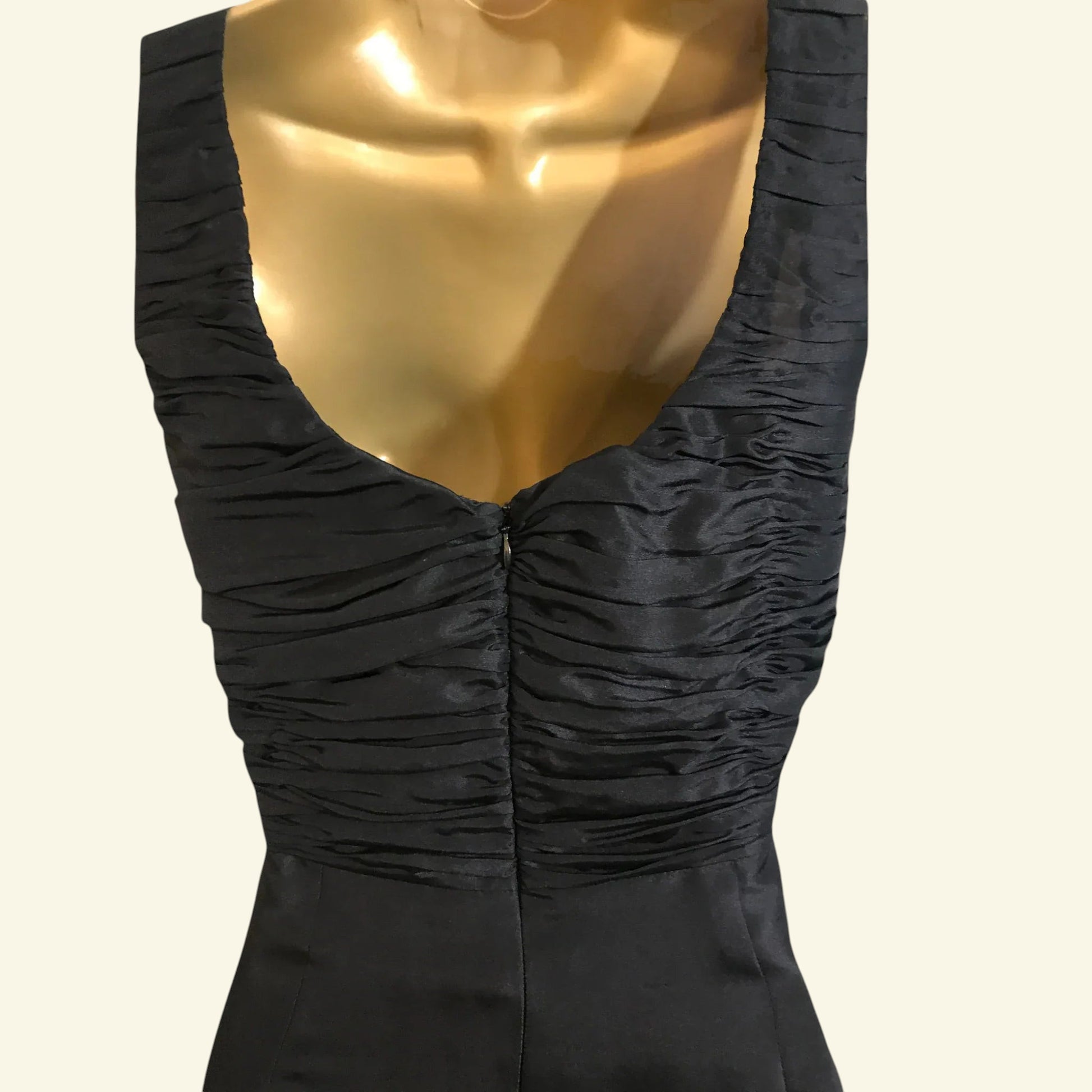 L.K. Bennett Black Silk Sindy Ruched Pencil Dress UK 10 US 6 EU 38 - Timelessfashions
