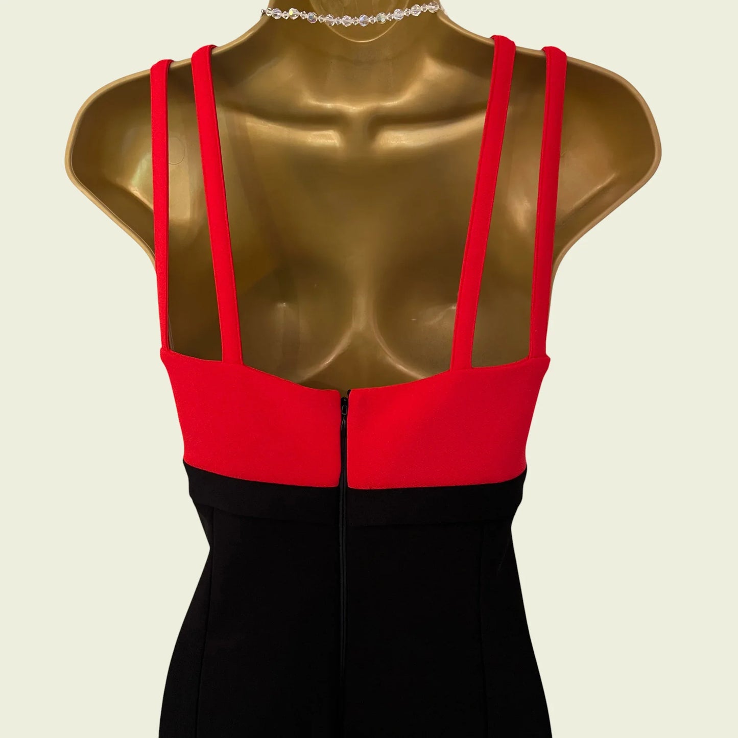 Coast Red & Black Multi Strap Mini Dress UK 12 US 8 EU 40 - Timelessfashions