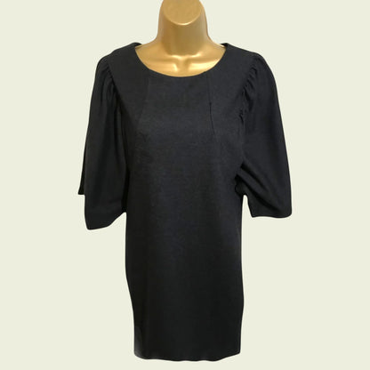 Cos Grey Wool Blend Shift Dress UK 8 US 4 EU 36 - Timelessfashions