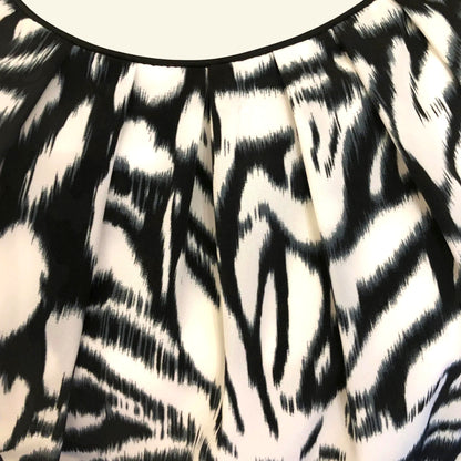 Michaela Louisa Black & White Fit & Flare Dress With Bolero & Belt UK 14 US 10 EU 42 - Timelessfashions