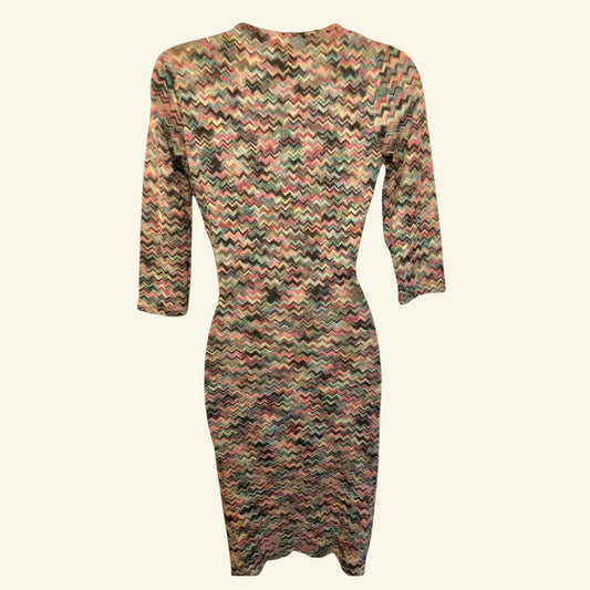 Eden Paris Multicolour Wrap Dress UK 10 US 6 EU 38 - Timelessfashions