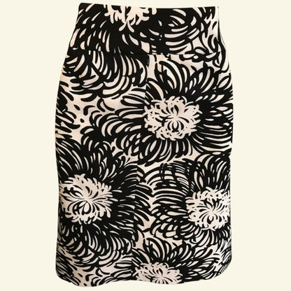 FWM Fenn Wright Manson Black & White Skirt UK 12 US 8 EU 40 - Timelessfashions