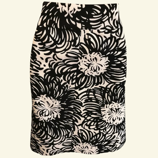 FWM Fenn Wright Manson Black & White Skirt UK 12 US 8 EU 40 - Timelessfashions