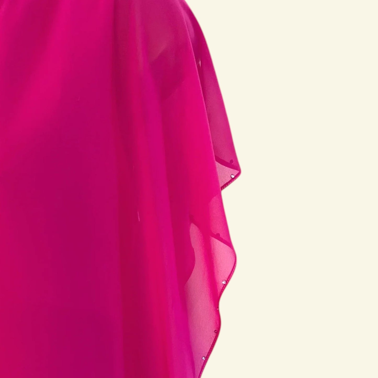 Michaela Louisa Hot Pink Chiffon Layered Dress UK 10 US 6 EU 3 - Timelessfashions