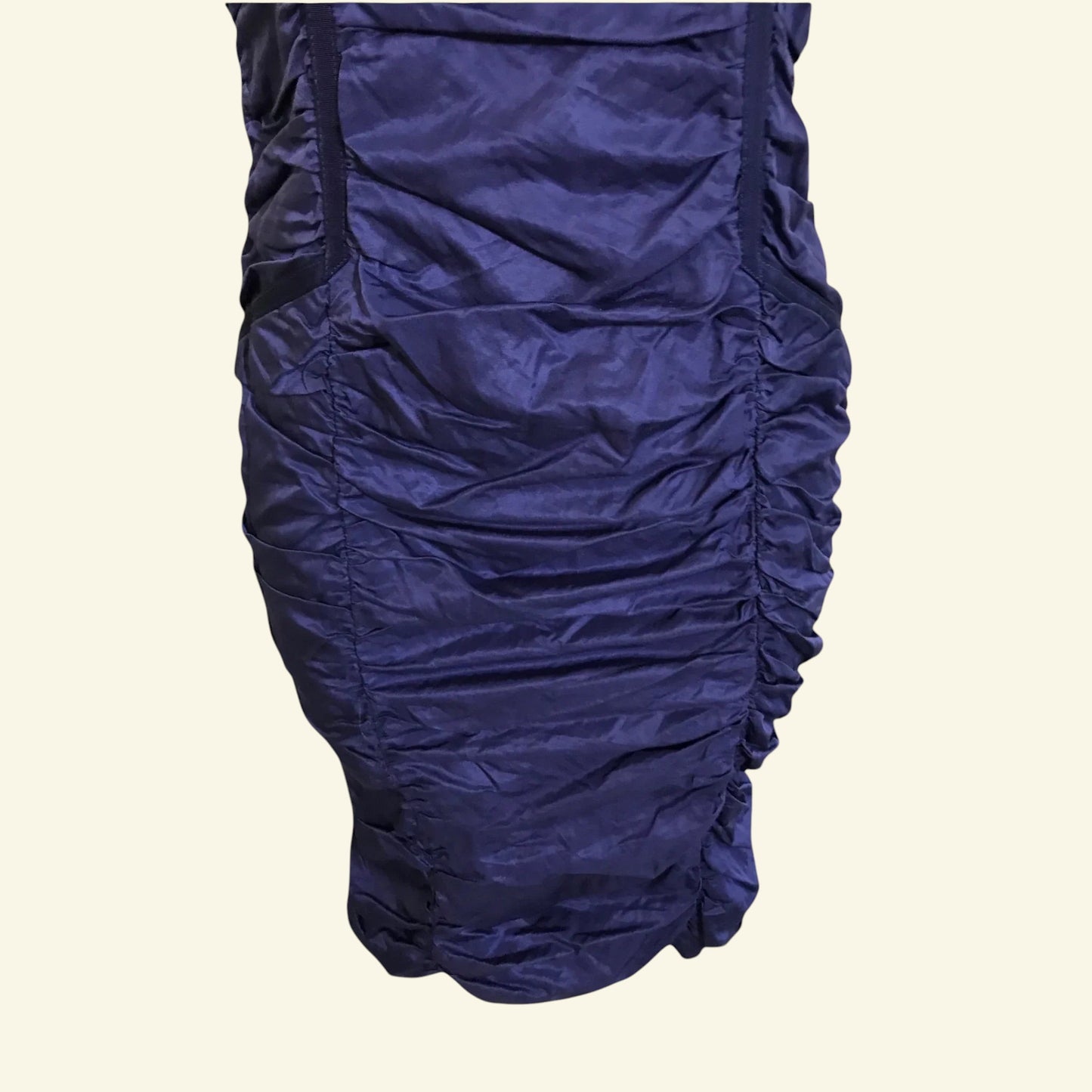 Whistles Purple Ruched Bodycon Dress UK 8 US 4 EU 36 - Timelessfashions