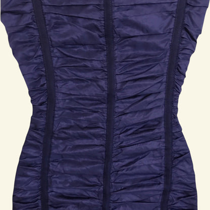 Whistles Purple Ruched Bodycon Dress UK 8 US 4 EU 36 - Timelessfashions