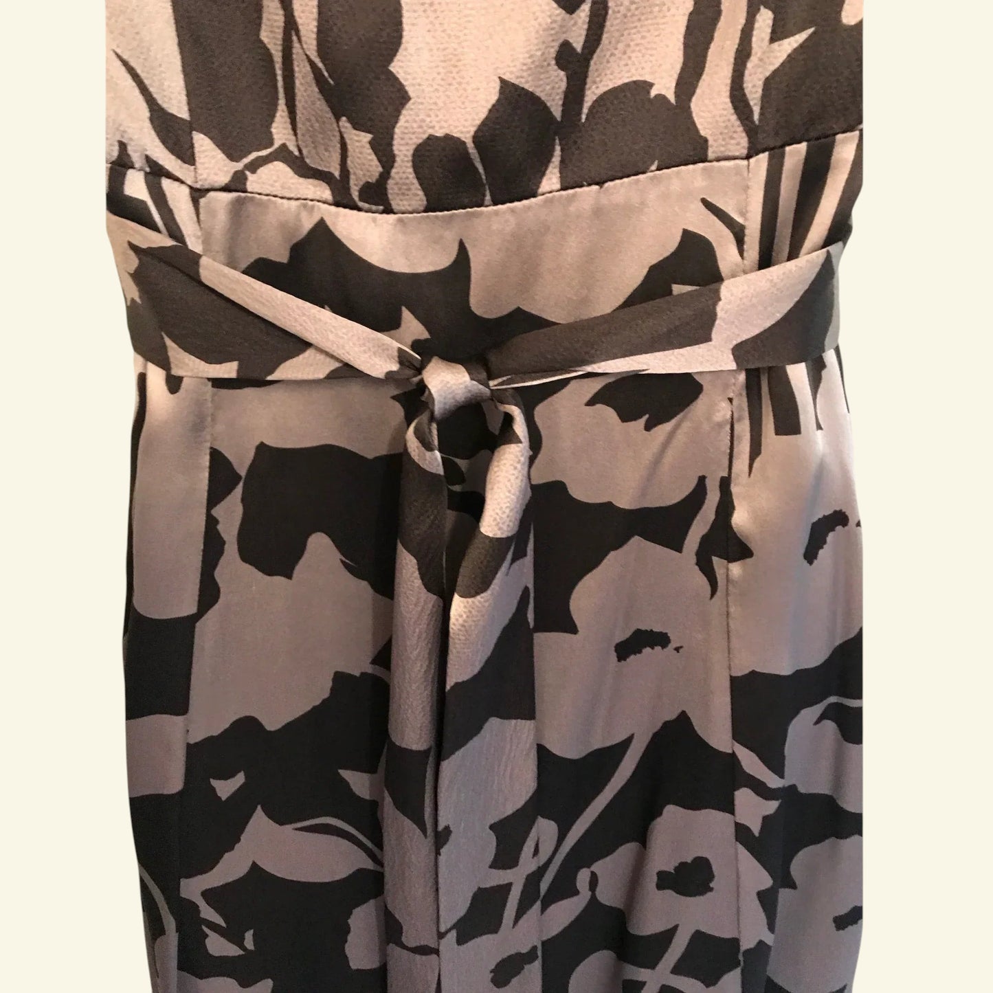 Monsoon Brown Silk Occasion Dress UK 8 US 4 EU 36 - Timelessfashions