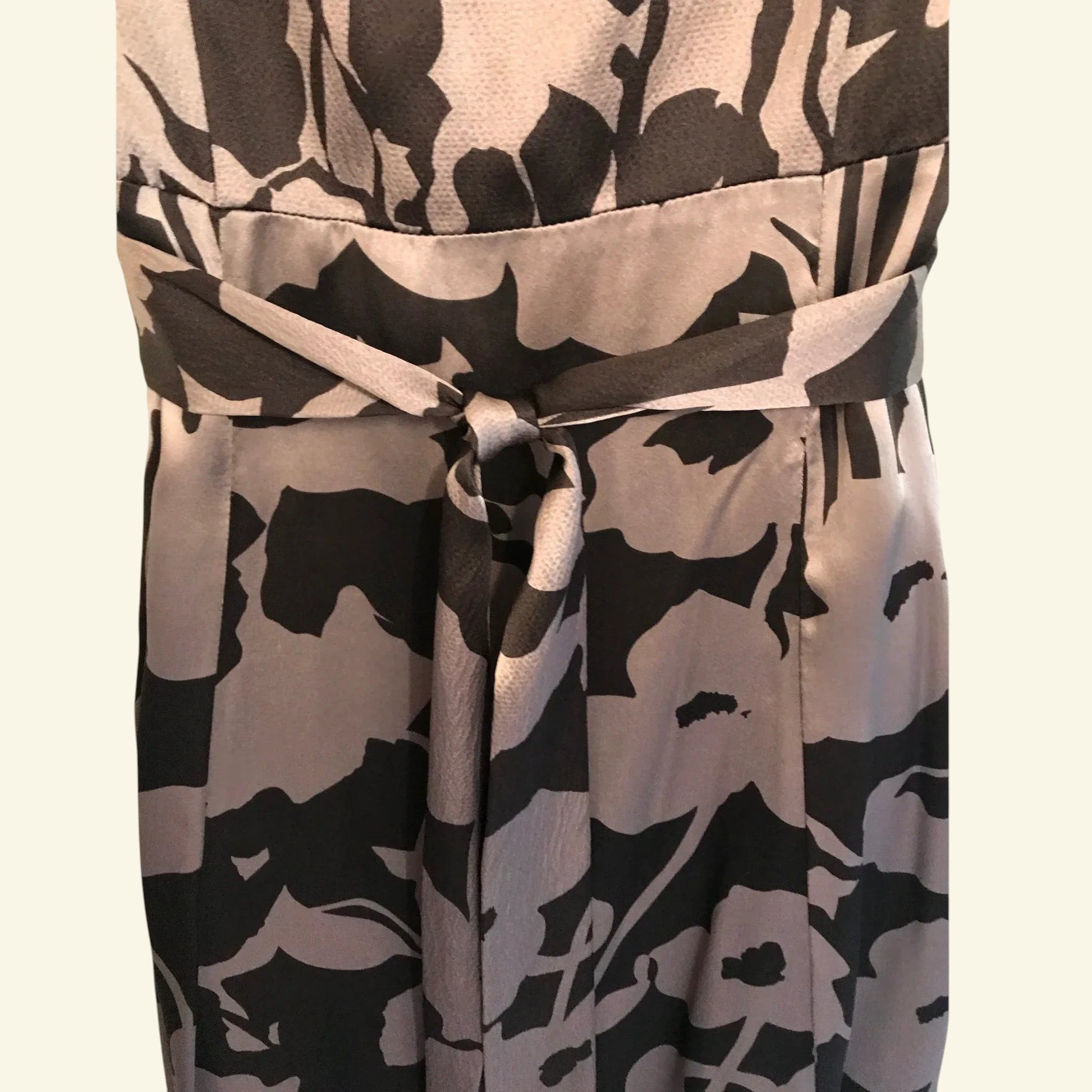 Monsoon Brown Silk Occasion Dress UK 8 US 4 EU 36 - Timelessfashions
