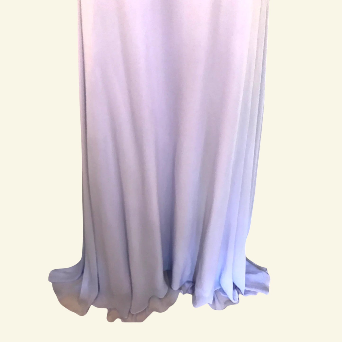 Taylor Gowns Womens Lilac Long Chiffon Diamante Halter Neck Dress UK 6 US 2 EU 34 - Timelessfashions