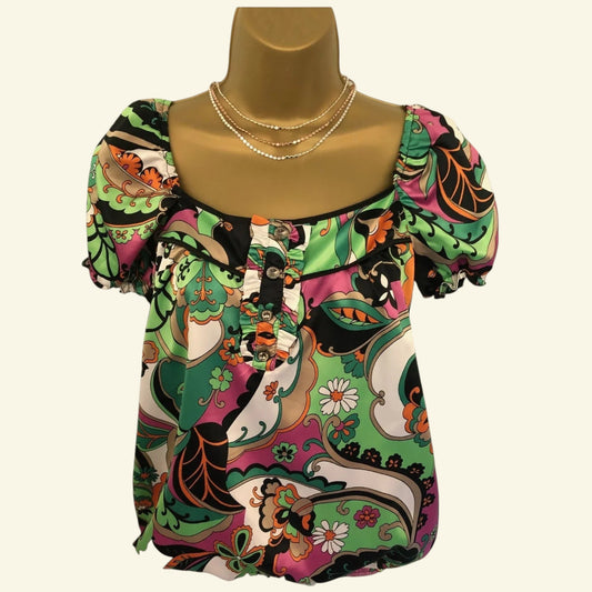 Star by Julien MacDonald Womens Multicoloured Top UK 10 US 6 EU 38 - Timelessfashions