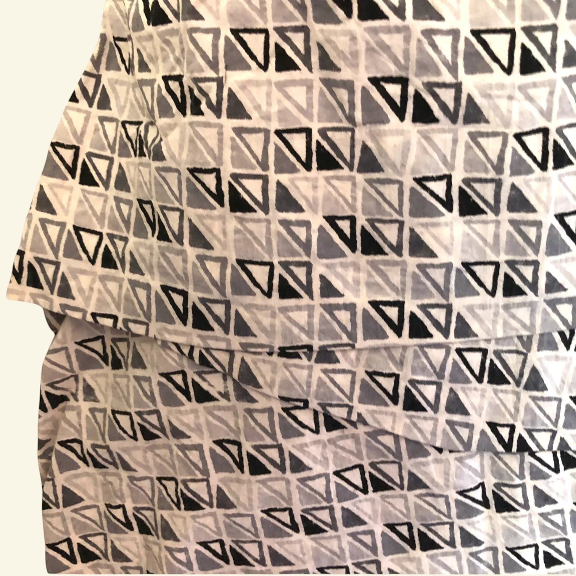 Yigal Azrouel Geometric Print Asymmetric Layered Cotton Mini Skirt UK 8 US 4 EU 36 - Timelessfashions