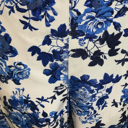 Country Casuals CC Blue & White Floral Skirt UK 16 US 12 EU 44 - Timelessfashions
