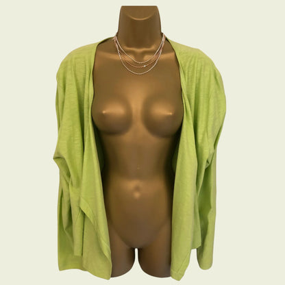 Pomodoro Apple Green Edge to Edge Jacket UK 18 US 14 EU 46 - Timelessfashions