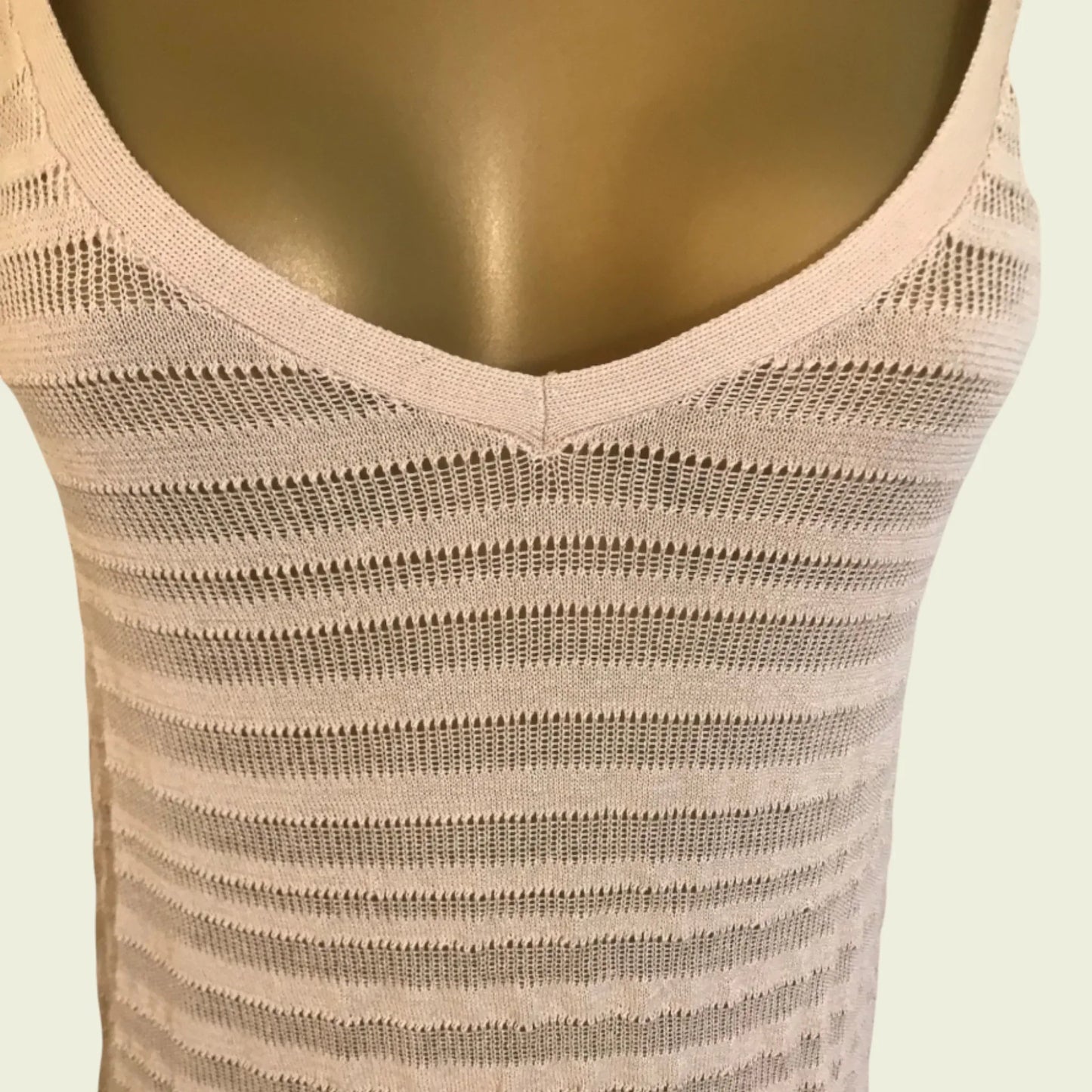 Hoss Intropia Beige Knitted Mini Dress UK 12 US 8 EU 40 - Timelessfashions