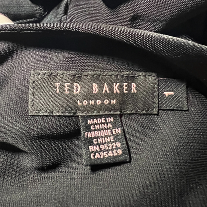 Ted Baker London label on a garment with 'Made in China' text.