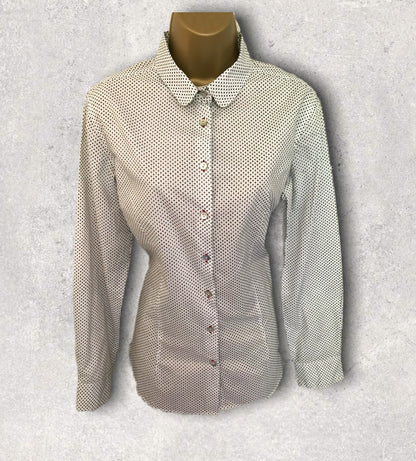 Haines & Bonner White Cotton Shirt UK 14 US 10 EU 42 Timeless Fashions