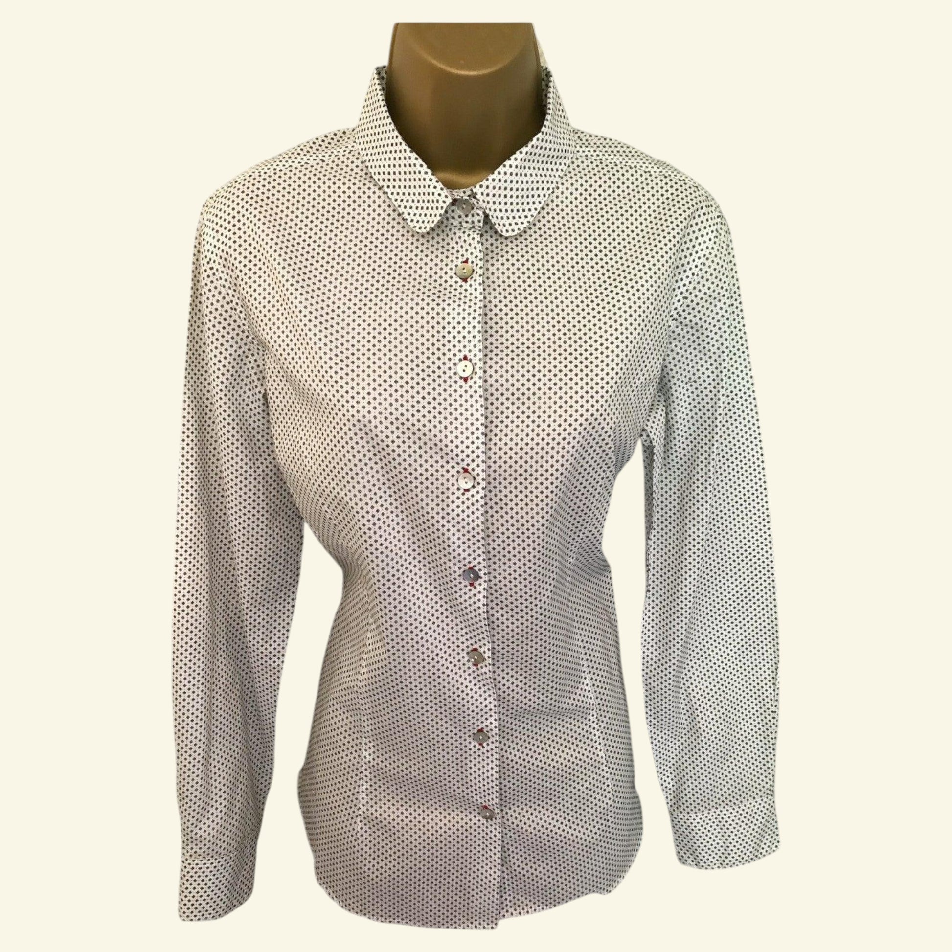 Haines & Bonner White Cotton Shirt UK 14 US 10 EU 42 - Timelessfashions
