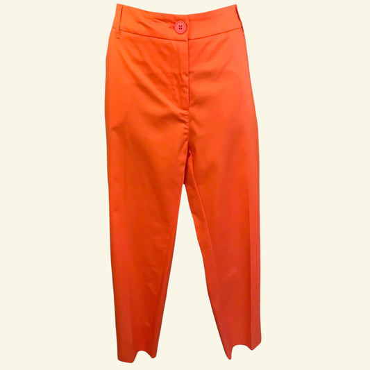 Libra Orange Cotton Summer Jeans Trousers UK 10 US 6 EU 38 - Timelessfashions