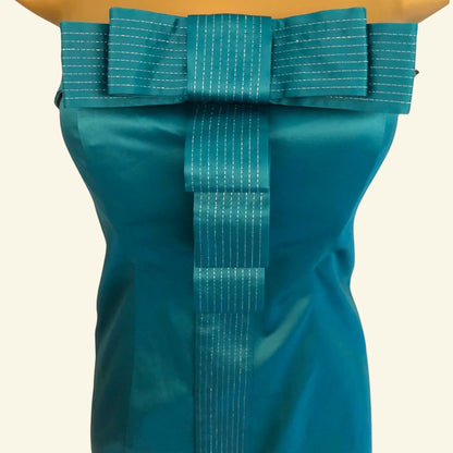 Forever Unique Aqua Satin Bodycon Sleeveless Mini Dress UK 12 US 8 EU 40 - Timelessfashions