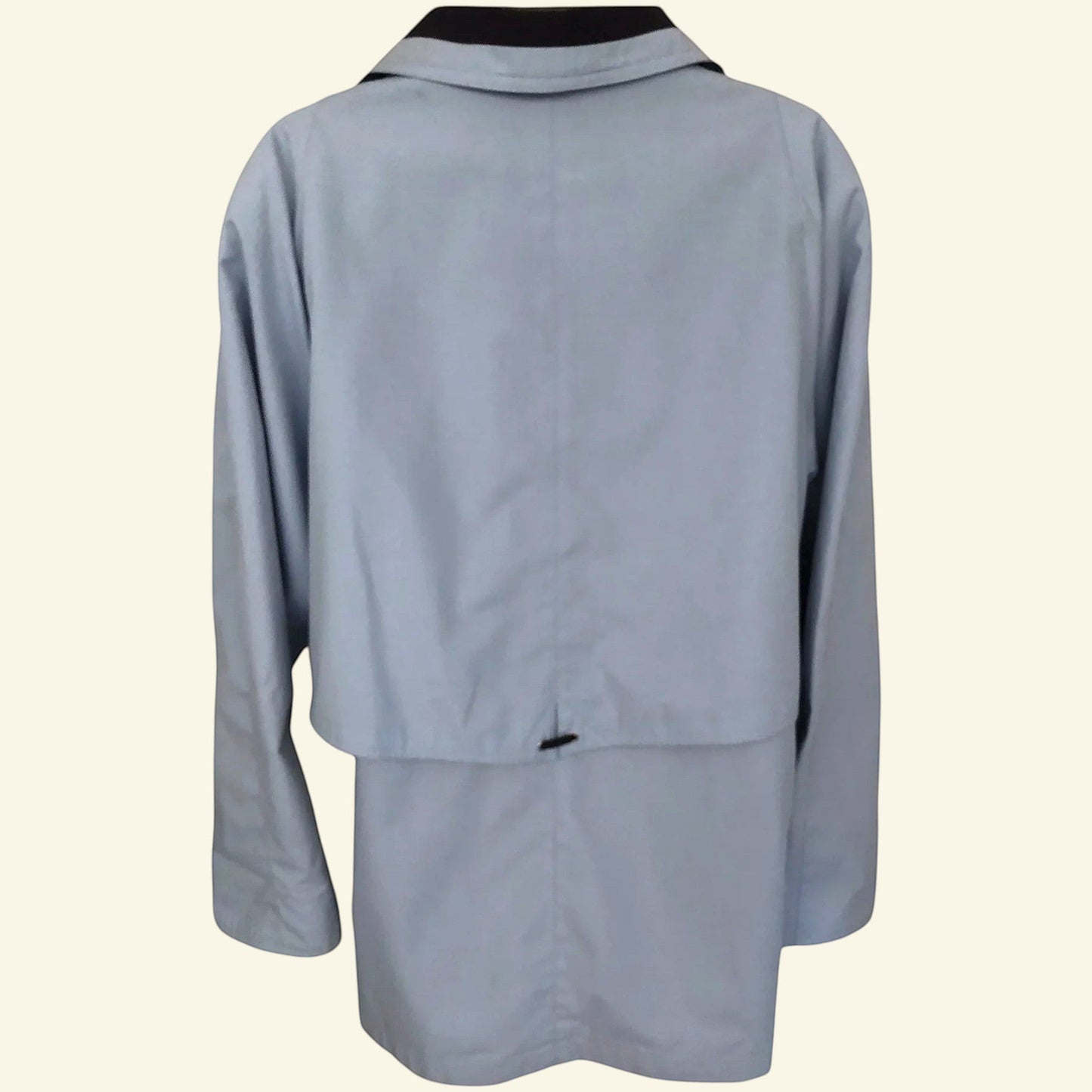 Nuage Marine Wear Pale Blue Raincoat UK 12 US 8 EU 40 - Timelessfashions