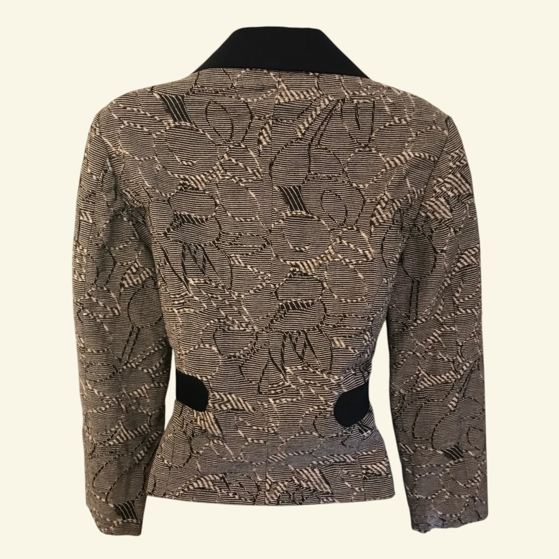S'NOB by Sans Noblesse Black Blazer Jacket Size M UK 10 US 6 EU 38 - Timelessfashions